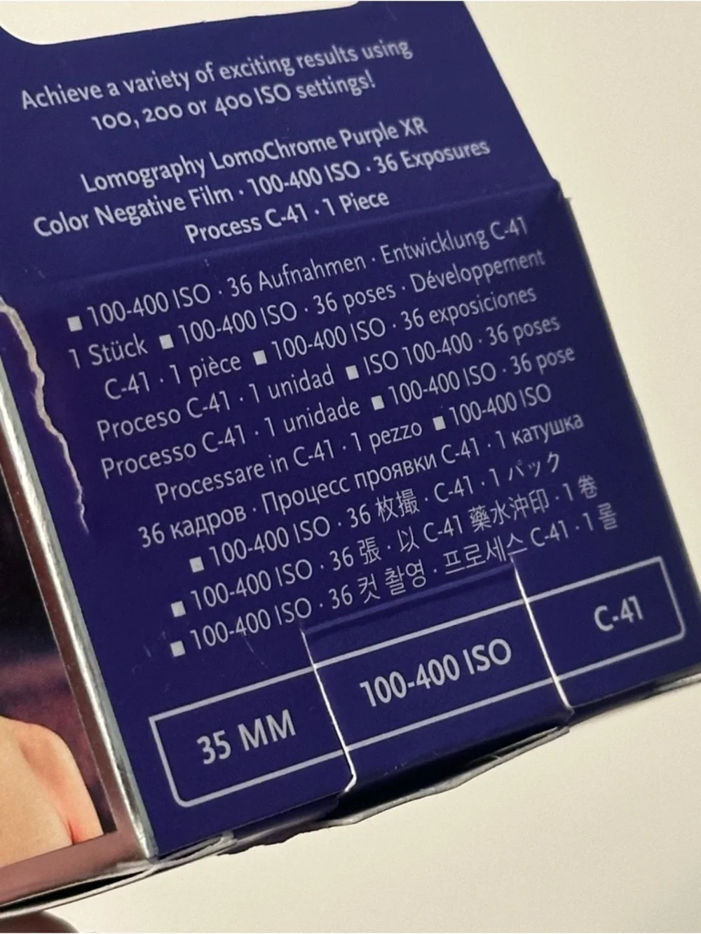 Lomography LomoChrome Purple XR 35mm Color Neg Film Creative Photography EXP8/25
